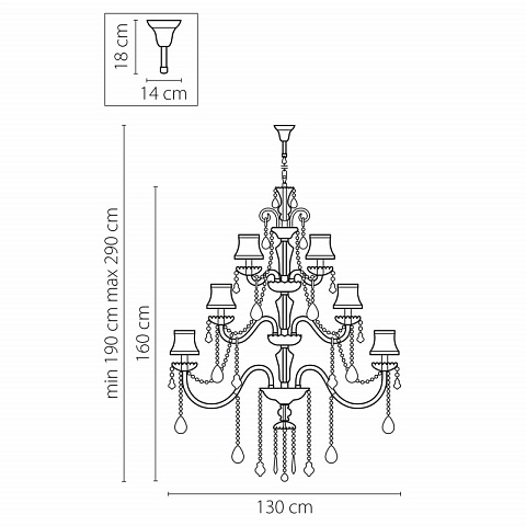 Подвесная люстра Lightstar 715287