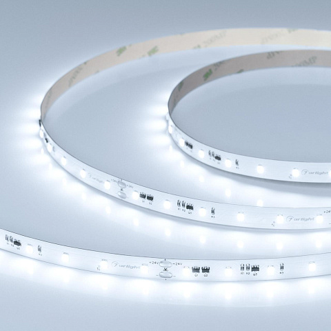 Светодиодная лента IC-A60-10mm 24V White6000 (4.8 W/m, IP20, 2835, 20m) Arlight 040666