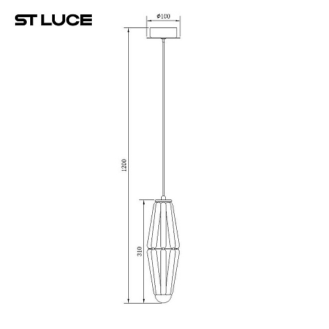 Подвесной светильник ST Luce Ciara SL1242.153.01