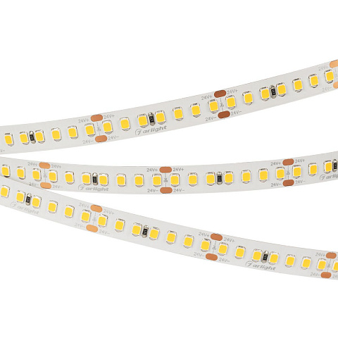 Светодиодная лента Arlight 17W/m 168Led/m 2835SMD холодный белый 5M UL-A168-10mm 24V White6000 044304