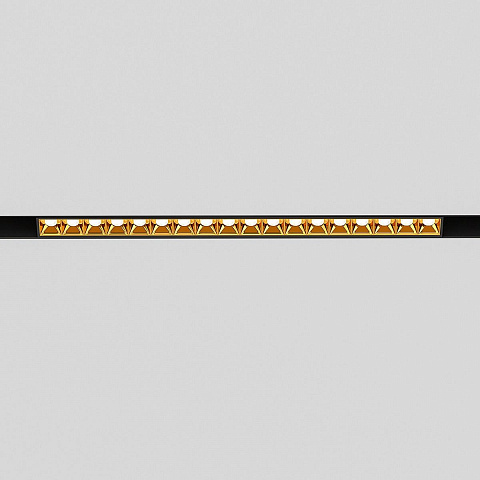 Трековый светодиодный светильник Elektrostandard Slim Magnetic Artas 85104/01 черный/золото a064530