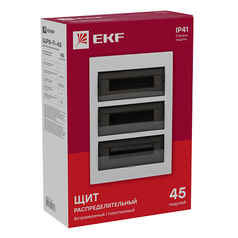 EKF PROxima Щит распред. встраиваемый ЩРВ-П-45 IP41