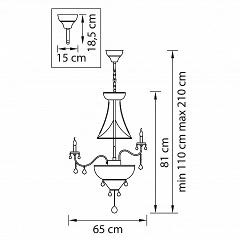Подвесная люстра Lightstar 700164