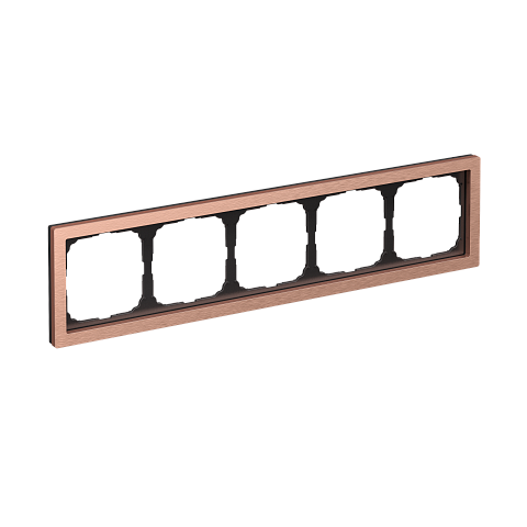 Systeme Electric ArtGallery Pure Металл Медь Рамка 5-ая