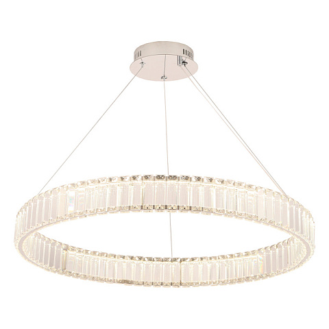 Подвесная люстра Crystal Lux MUSIKA SP70W LED CHROME
