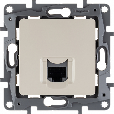 Legrand Etika Слоновая кость Розетка комп (RJ45) 5 категория  UTP