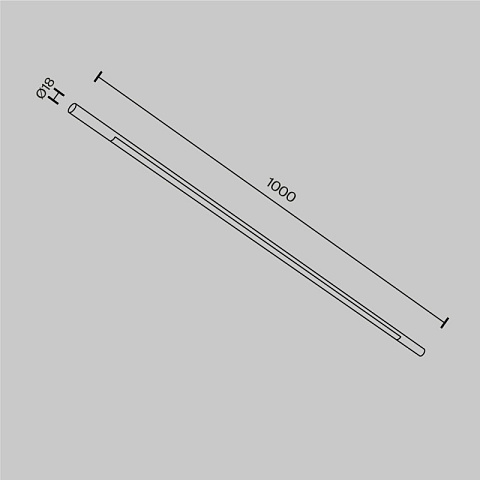 Светильник на шине Maytoni C100CL-L1000-24W3-6K-BS