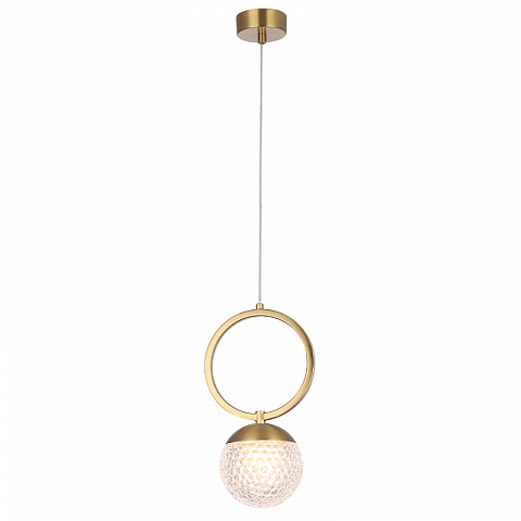 Подвесной светильник Crystal Lux CAROLINA SP1 V1 BRASS