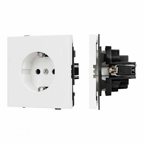 Механизм электрической розетки SCT-TENDO-MEU1-PL-WH (230V, 16A) Arlight 054078