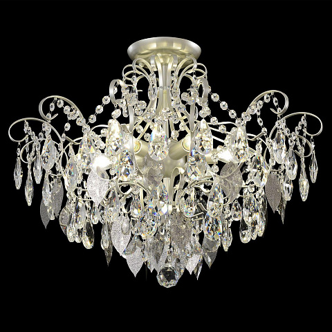 Накладная люстра Crystal Lux ESMIRALDA PL6 SILVER