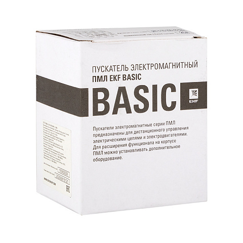 EKF Basic Пускатель электромагнитный серии ПМЛ-2160ДМ 25А 230В  Basic