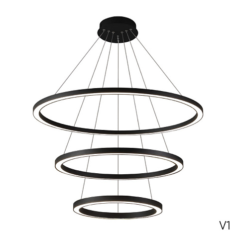 Каскадная люстра Crystal Lux FORTUNA SP158W LED BLACK