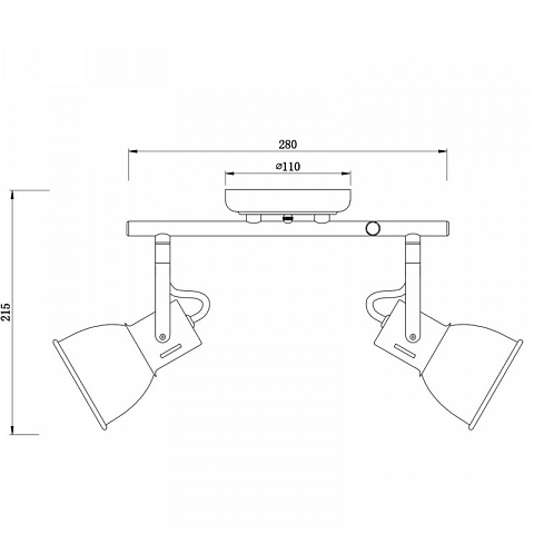Спот ARTE Lamp A1677PL-2WH