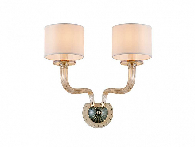 Бра Newport 8682/A nickel cognac