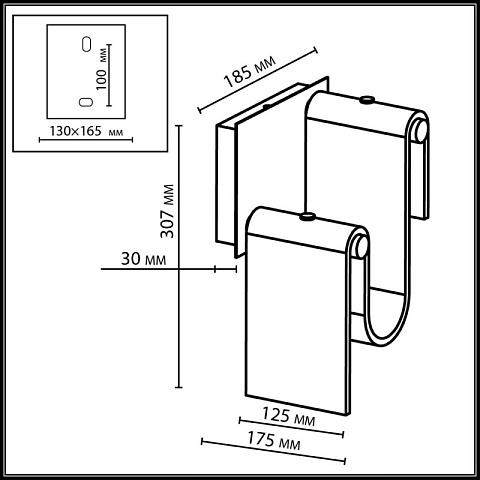 Бра Odeon Light 5105/11WL