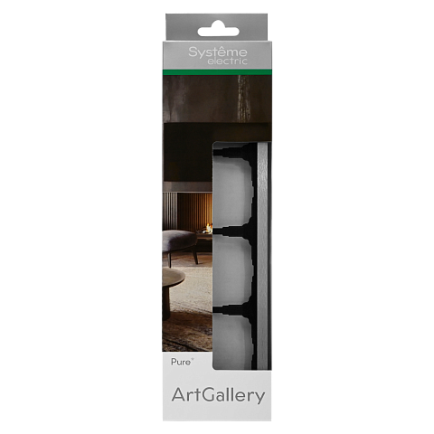 Systeme Electric ArtGallery Pure Металл Алюминий Рамка 4-ая