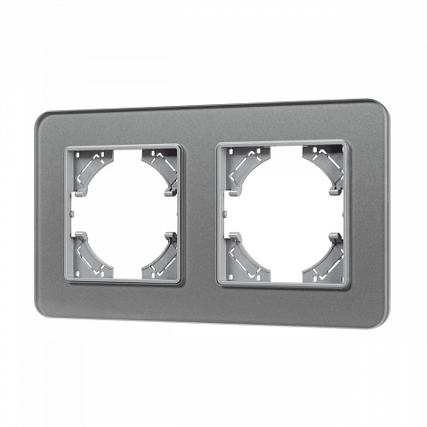 Рамка стеклянная FRM-OMALI-SFGS-2-GR Arlight 049710