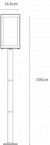 Садово-парковый светильник ARTE Lamp A4569PA-1BK