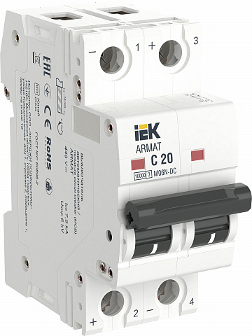 IEK ARMAT Автоматический выключатель M06N-DC 2P C 20А