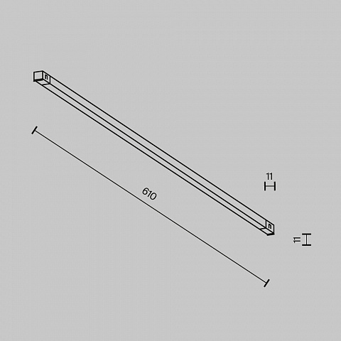 Трековый светильник Maytoni Technical EXILITY X Basis TR240-2-12W4K-B