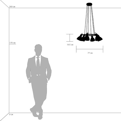 Подвесная люстра Lightstar 761167