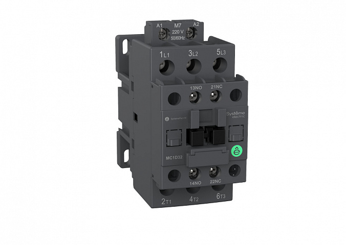 Systeme Electric Контактор MC1D 3P 32A НО+НЗ 110V 50/60ГЦ