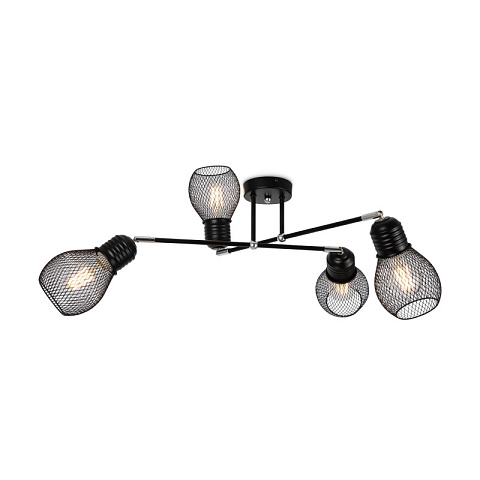 Люстра на штанге Freya FR5069PL-04B