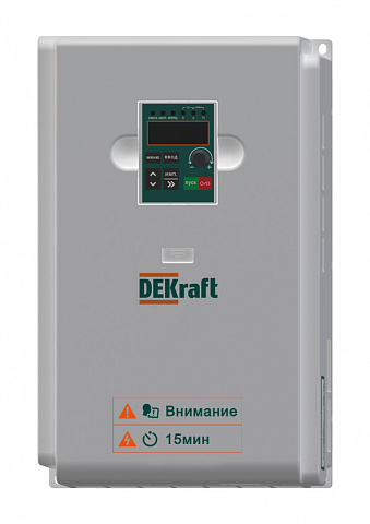 Dekraft Преобразователь частоты DEKV060-11кВт 3 фазы 380В с торм. модулем