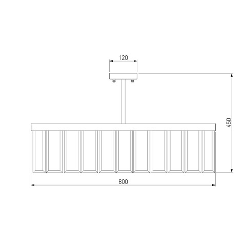 Потолочная люстра Bogates Eclipse 358/8 Smart
