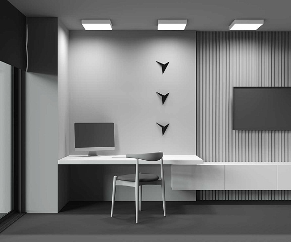 Накладной светильник Maytoni C032CL-45W4K-SQ-W