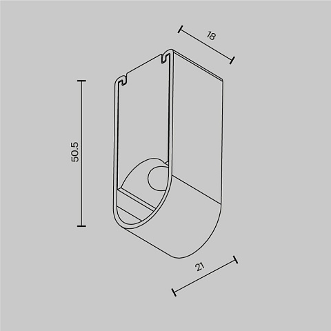 Соединитель для шинопровода Maytoni CA010SM-BS
