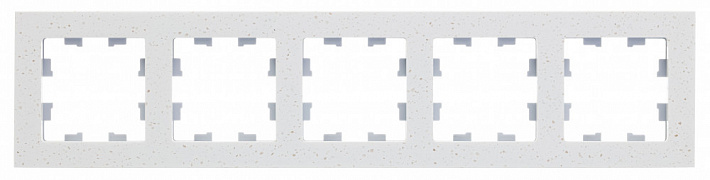 Systeme Electric AtlasDesign Nature Мрамор крем роял Рамка 5-ая, универсальная