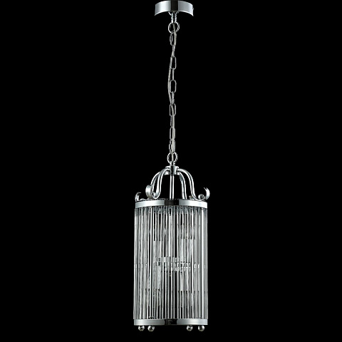 Подвесной светильник Crystal Lux TADEO SP4 D200 CHROME/TRANSPARENTE