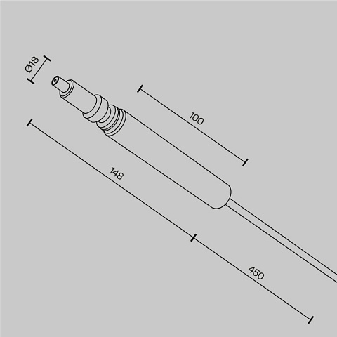 Подвод питания Maytoni CA002PI-B