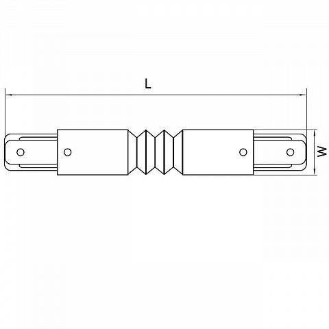 Коннектор гибкий Lightstar Barra 502157