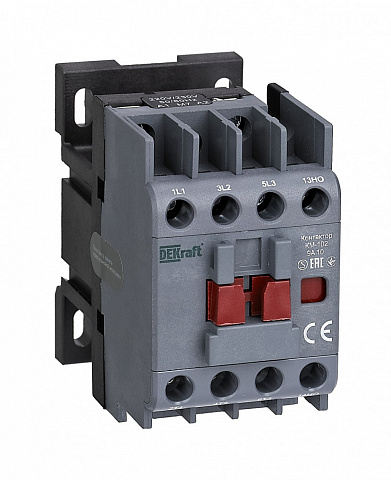 Dekraft Контактор 9А 400В АС3 АС4 1НЗ КМ-102