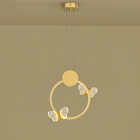 Подвесной светильник Imperium Loft Babetta Geometry C Brass 3000К 212870-23