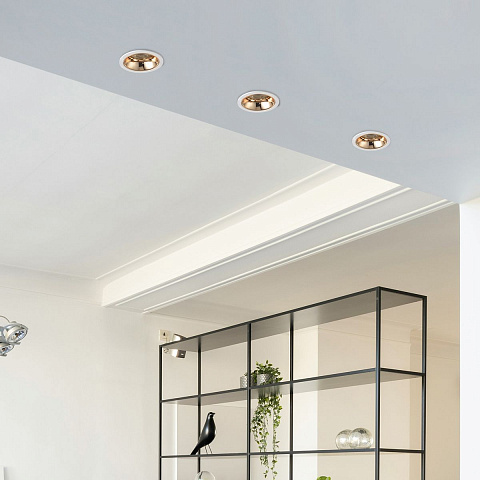 Встраиваемый светильник Crystal Lux CLT 081C WH-GO