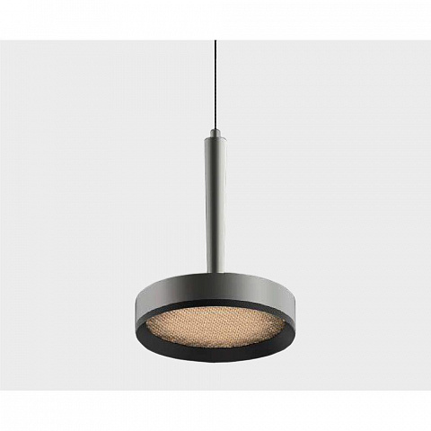 Подвесной светильник Italline IT02-025 dark silver 3000K+IT02-024 black