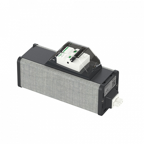 Schneider Electric Unica System+ Блок с диф.автоматом A9D17216 АНТРАЦИТ/СЕРАЯ ТКАНЬ