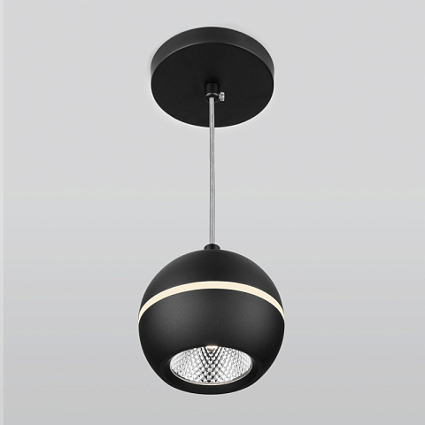 Подвесной светильник Elektrostandard DLS023 9W 4200K черный
