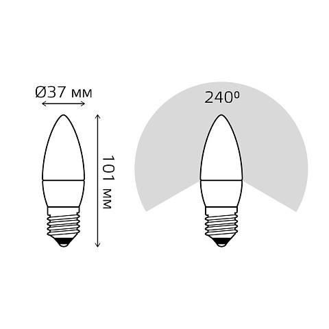 Светодиодная лампа Gauss 103102107