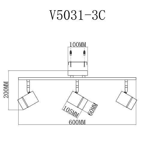 Спот Moderli David V5031-3C