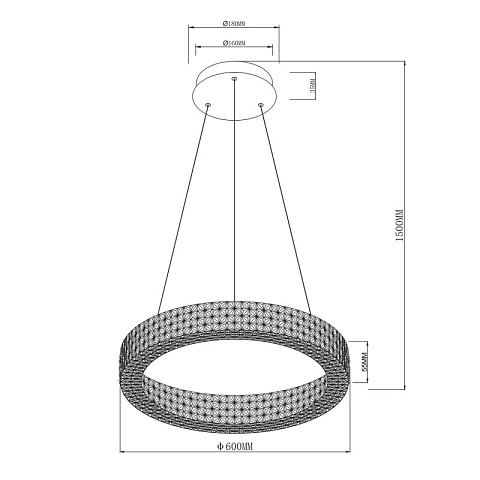 Подвесная люстра Escada 10233/1LED