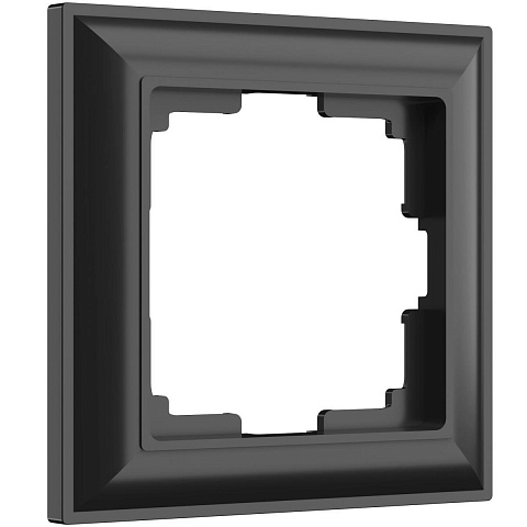 Рамка на 1 пост Werkel Fiore черный матовый W0012208 4690389160332