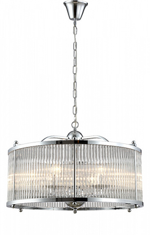 Подвесная люстра Crystal Lux TADEO SP6 D600 CHROME/TRANSPARENTE