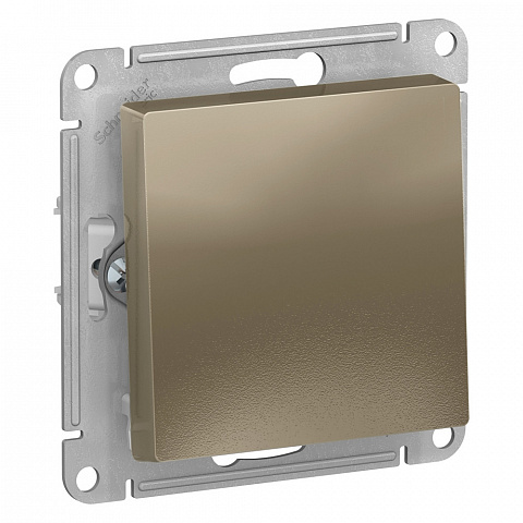 Systeme Electric AtlasDesign Шампань Выключатель 1-клавишный сх.1, 10АХ, механизм