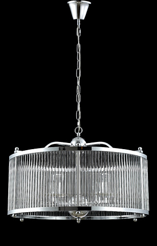 Подвесная люстра Crystal Lux TADEO SP6 D600 CHROME/TRANSPARENTE