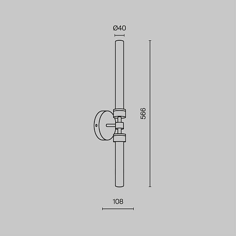 Подсветка для зеркал Maytoni Stelo MOD116WL-L7B3K