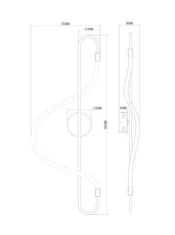 Бра Freya FR6059WL-L28BS